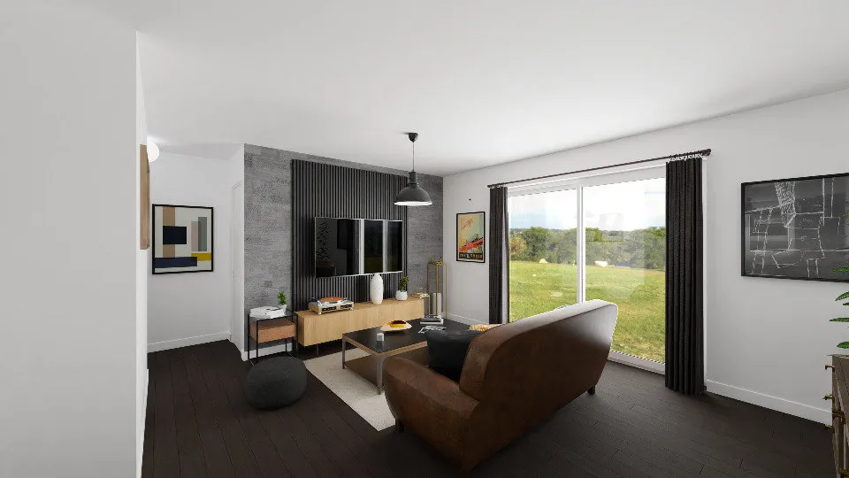 New Timber Frame House with Garden in Baralle