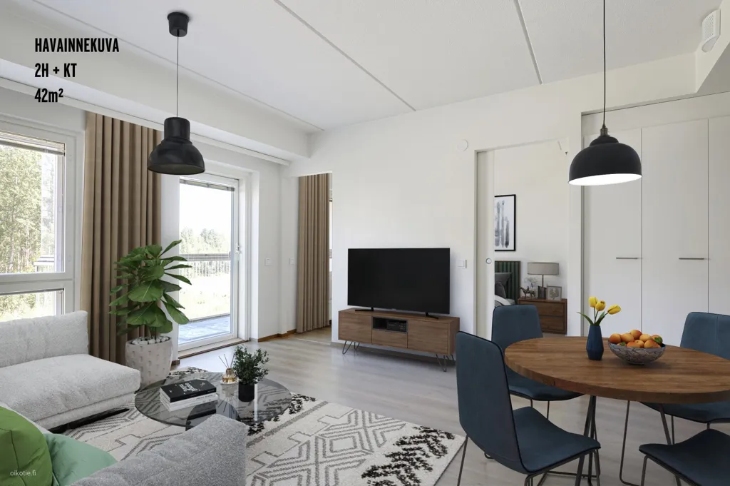 Séjour - Modern Apartment with Balcony in Leppävaara, Espoo