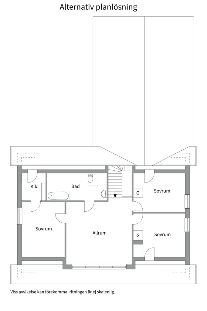 Plan - 1.5-Floor Villa with Garden in Västerås