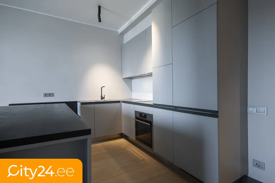 Köök - 3-Bedroom Apartment with Terrace in Riga Centre