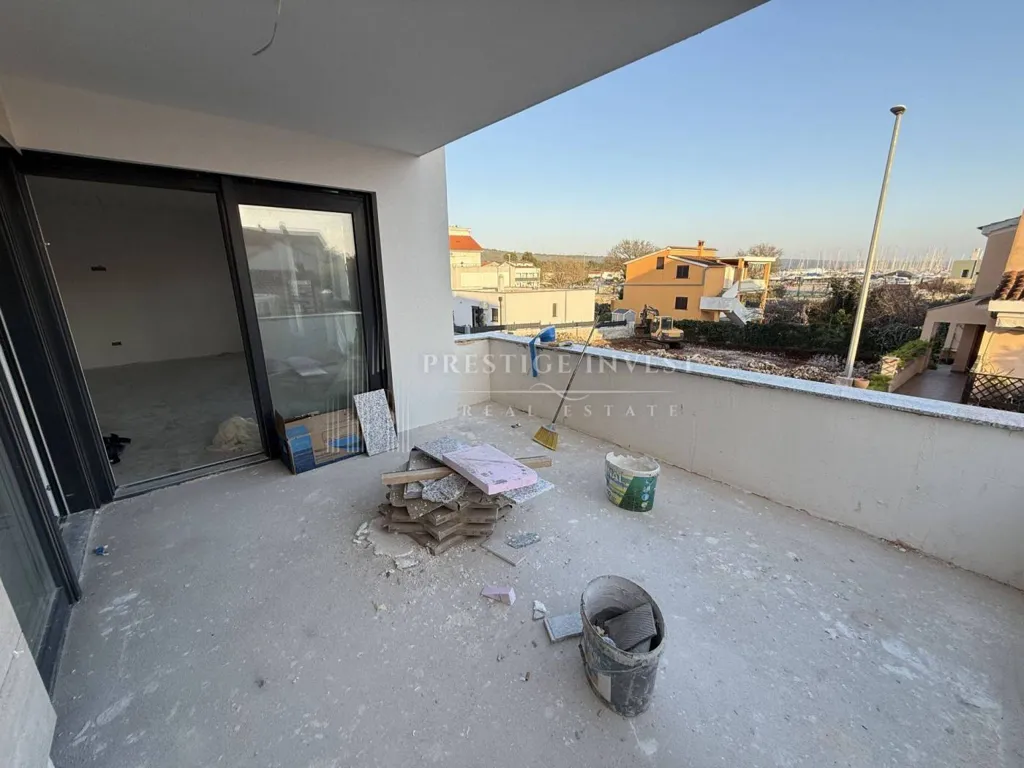 Balcony - Apartment with Sea View in Bibinje