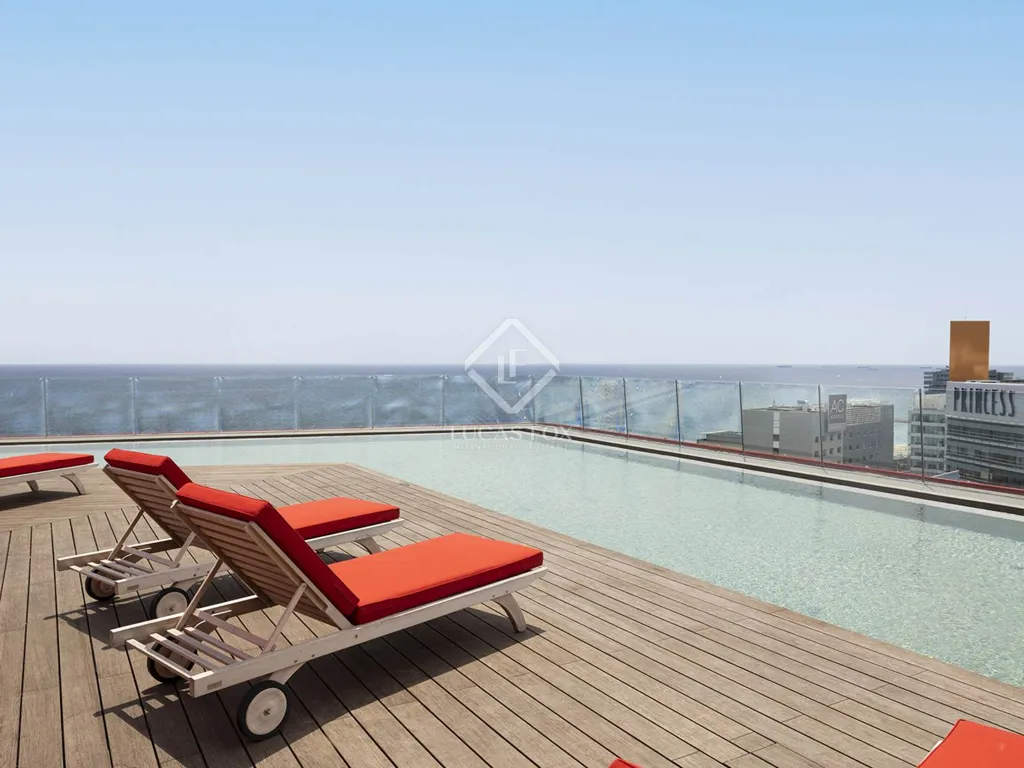 Bassein - Luxury Flat with Rooftop Pool in Diagonal Mar, Barcelona