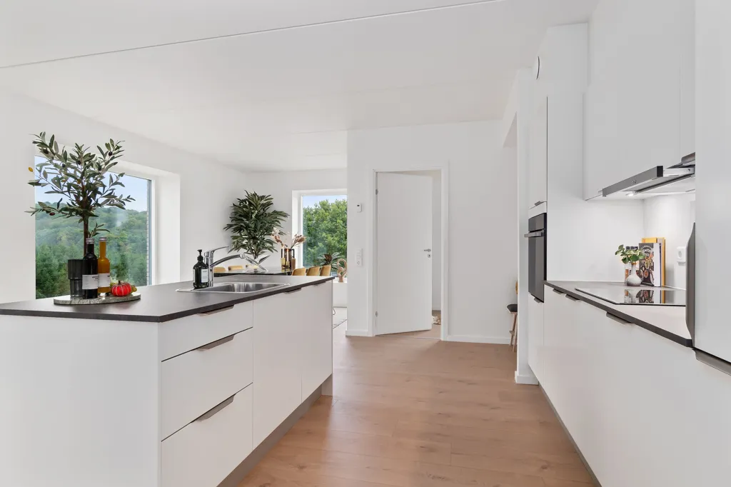 Cuisine - Modern Flat with Balcony in Western Silkeborg