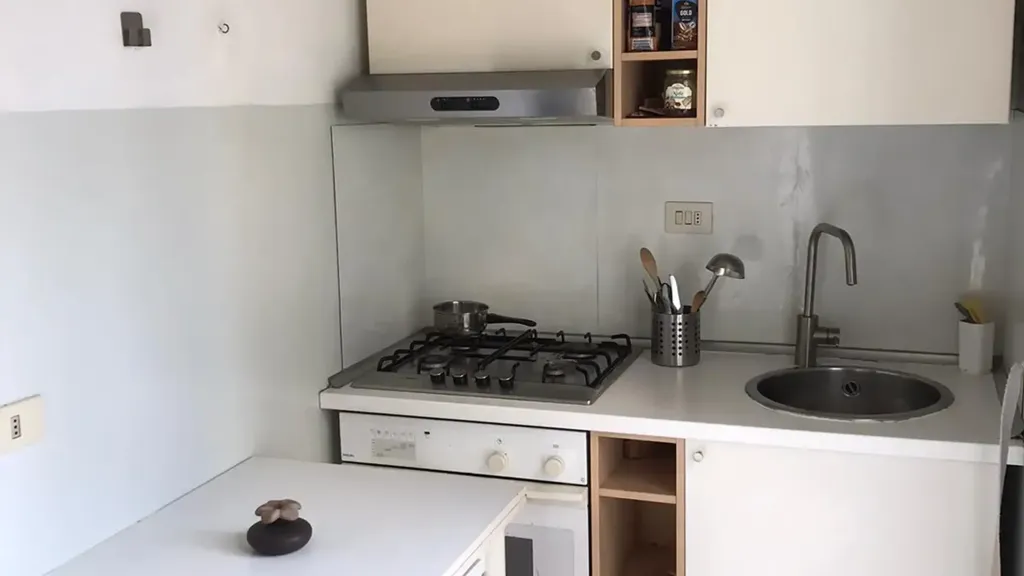 Cuisine - Rented Duplex with Balcony and Terrace in Milan