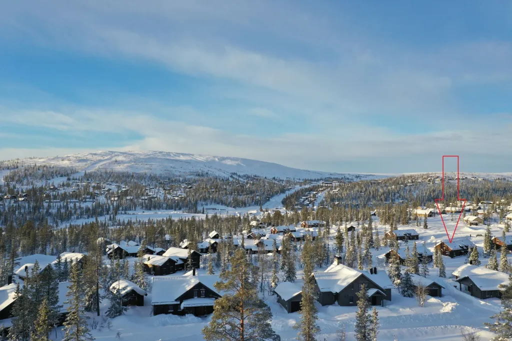 Õhuvaade - Duplex Apartment with Mountain View in Storhogna