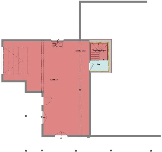 Plan - Maison à Construire avec Jardin au Faou
