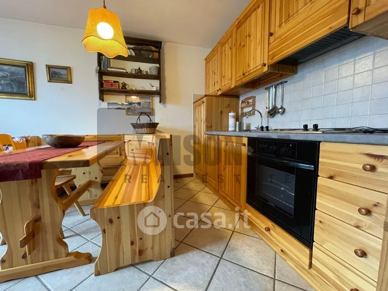 Cucina - Panoramic Apartment with Balcony in Vione