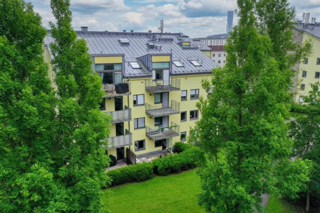 Õhuvaade - Modern Apartment with West-Facing Terrace in Göteborg