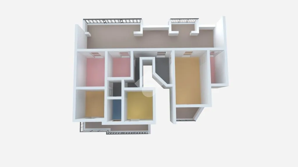 Plan - Attic with Panoramic Terrace in Villabate