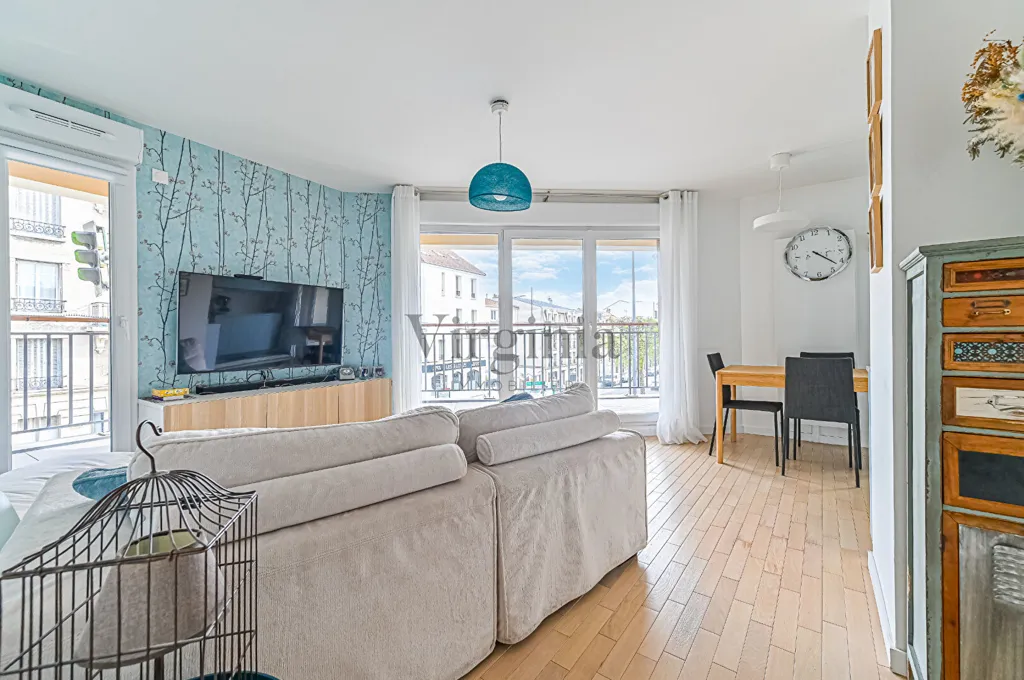 Séjour - Appartement 3 Pièces avec Terrasse à Nogent-sur-Marne