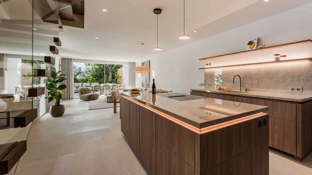 Cuisine - Corner Semi-Detached Villa with Pool in Marbella