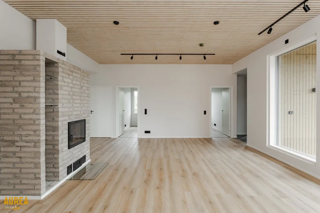 Séjour - Modern Bungalow with Sauna in Ritaharju