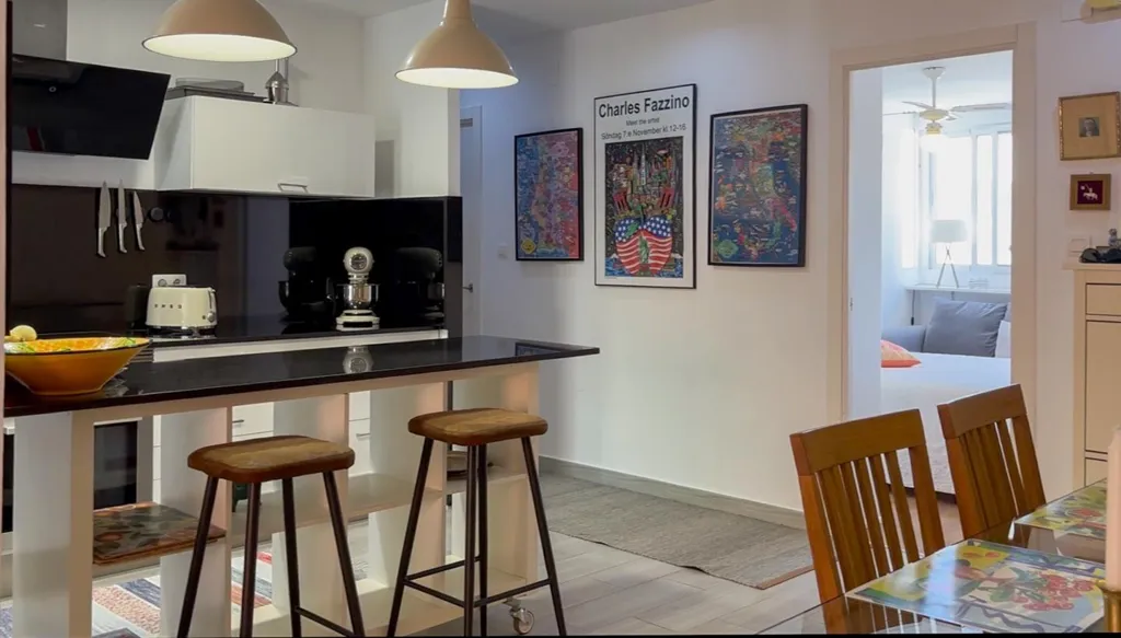 Köök - Modern Flat with Terrace in Gran Playa, Santa Pola