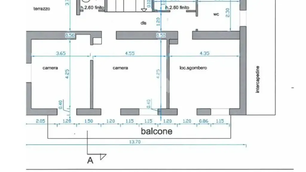 Plan - Villa with Garden in San Raffaele Cimena