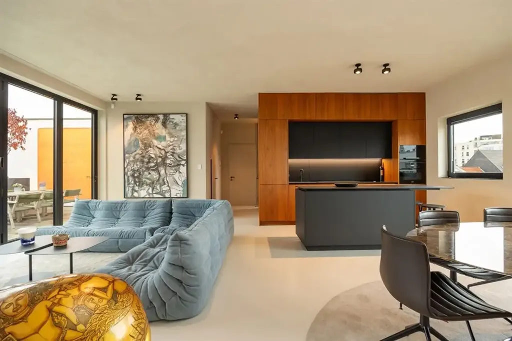 Söögituba - Luxe Penthouse with Terraces in Antwerp Centre