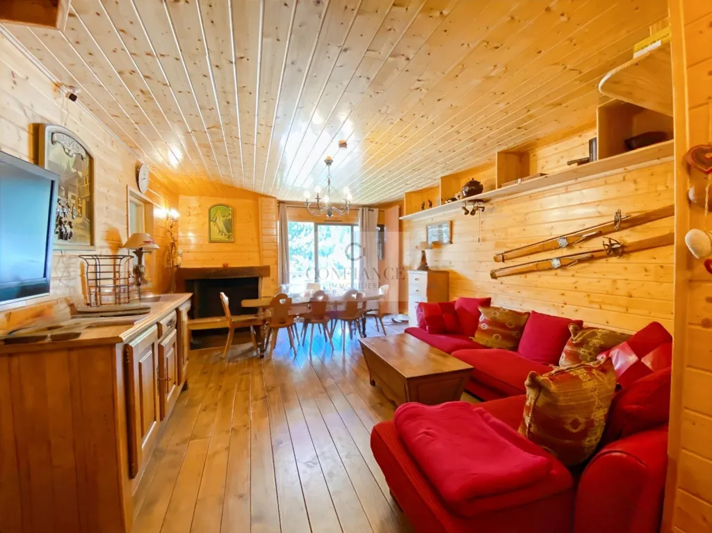 Soggiorno - Chalet-Style Flat with Terraces in Auron