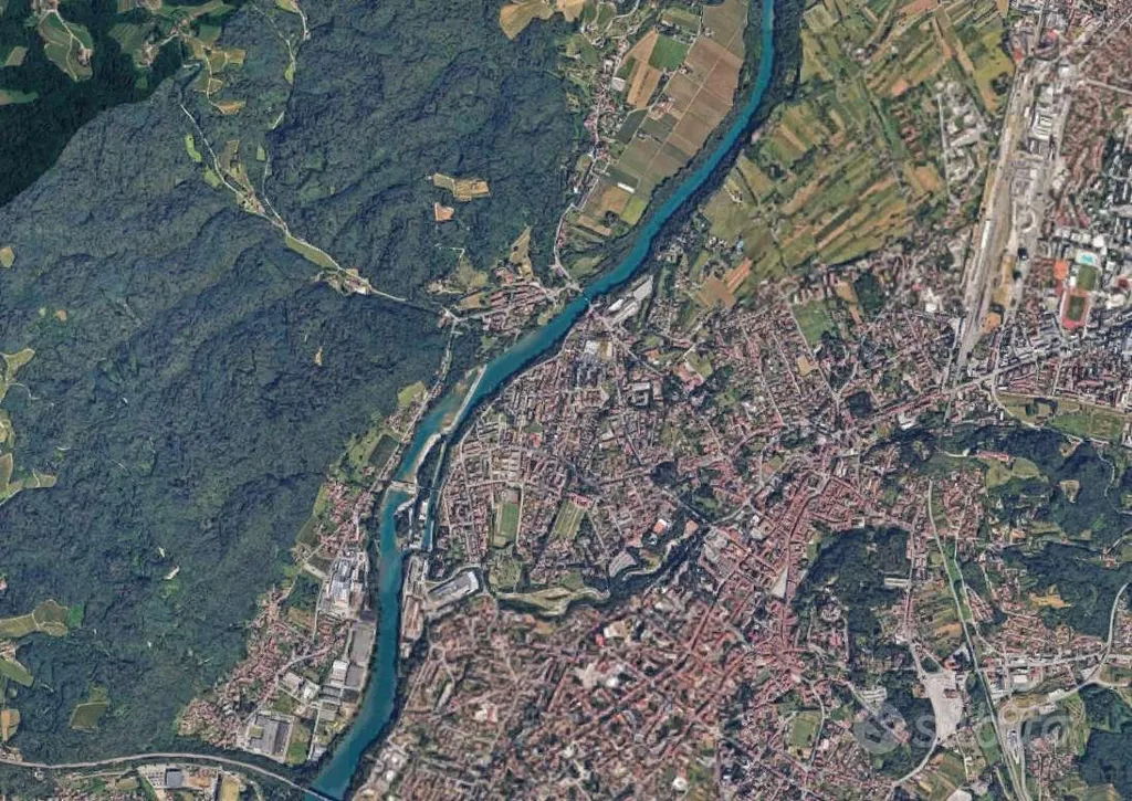 Vue aérienne - Apartment with Terraces in Gorizia