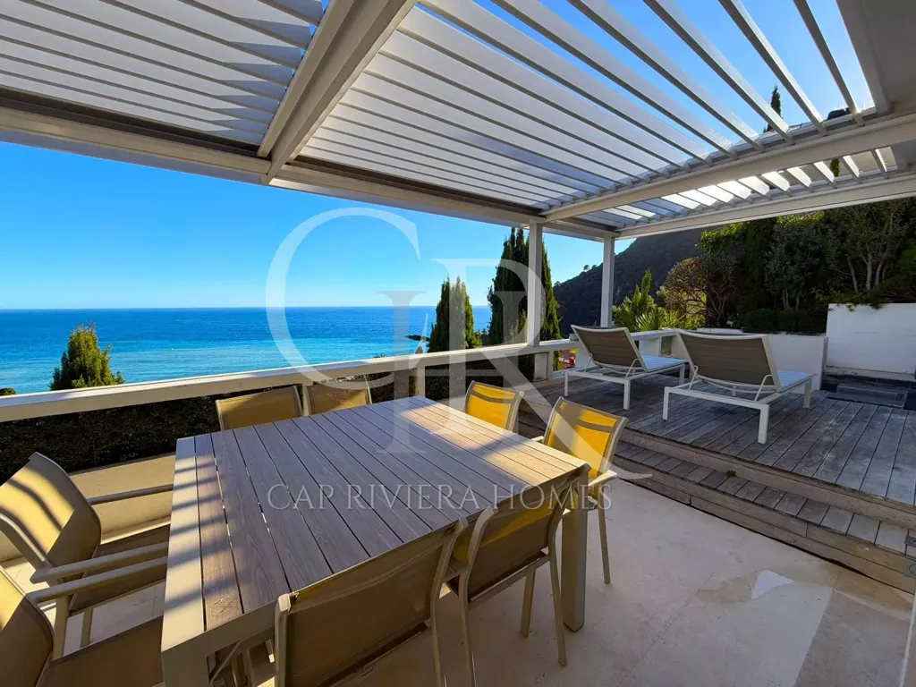 Terrasse - Maison Vue Mer avec Piscine à Eze