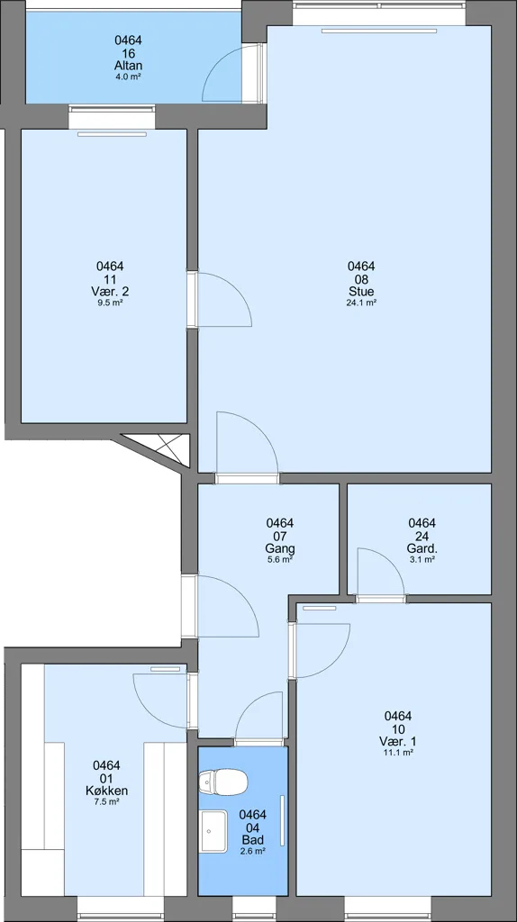 Plan - 3-Bedroom Flat with Pets Allowed in Frederikshavn