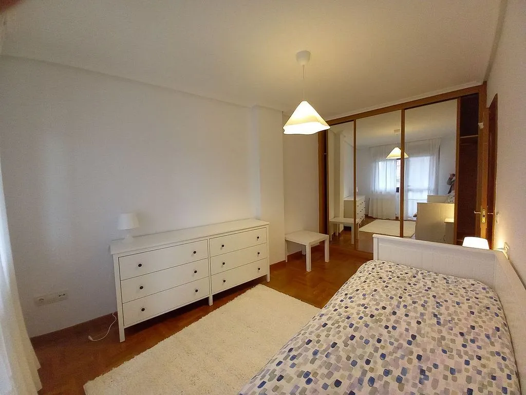 Bedrooms - T2 Apartment with Terrace in Castrillón