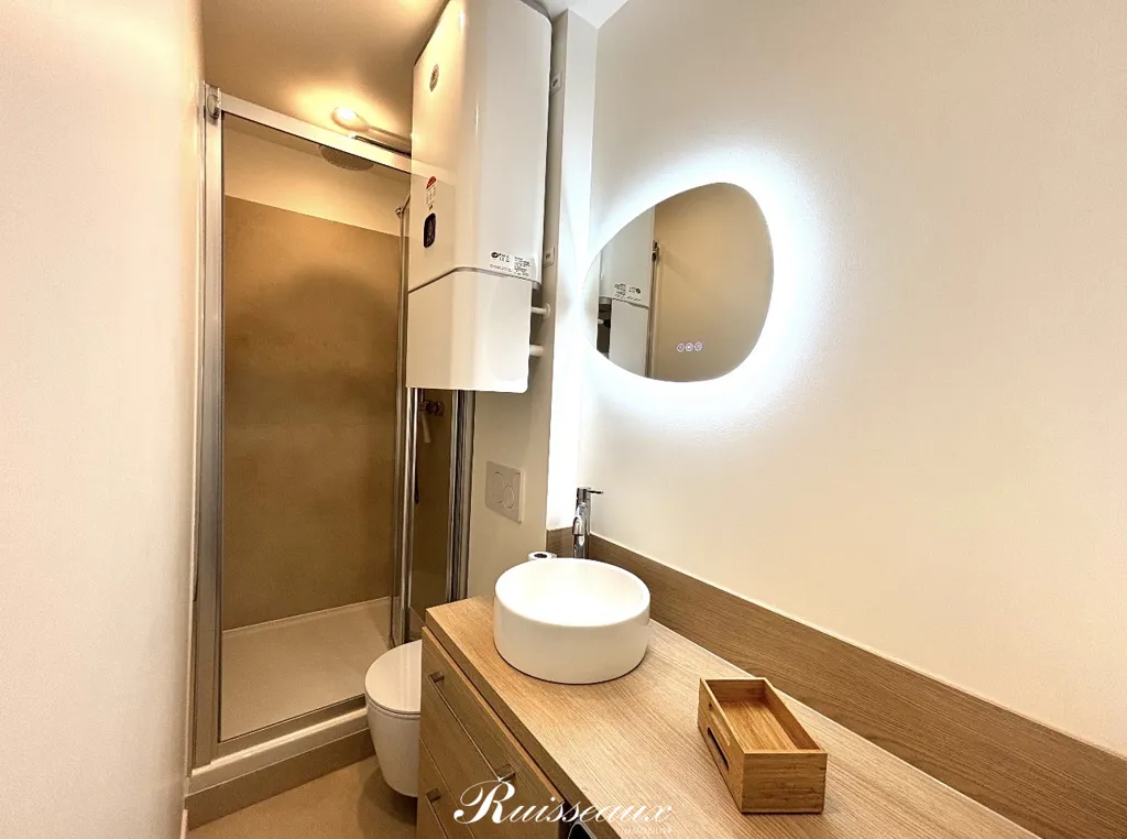 Salles de bain - Studio Rénové avec Balcon au Centre de Dijon