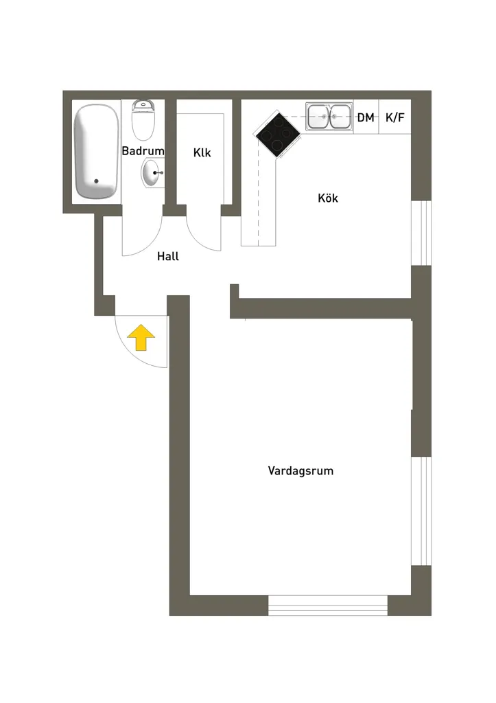 Plaan - Charming Apartment with Park View in Stockholm