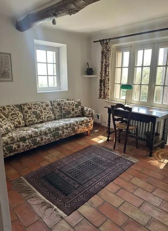 Living Room - Provençal House with Pool in Grasse