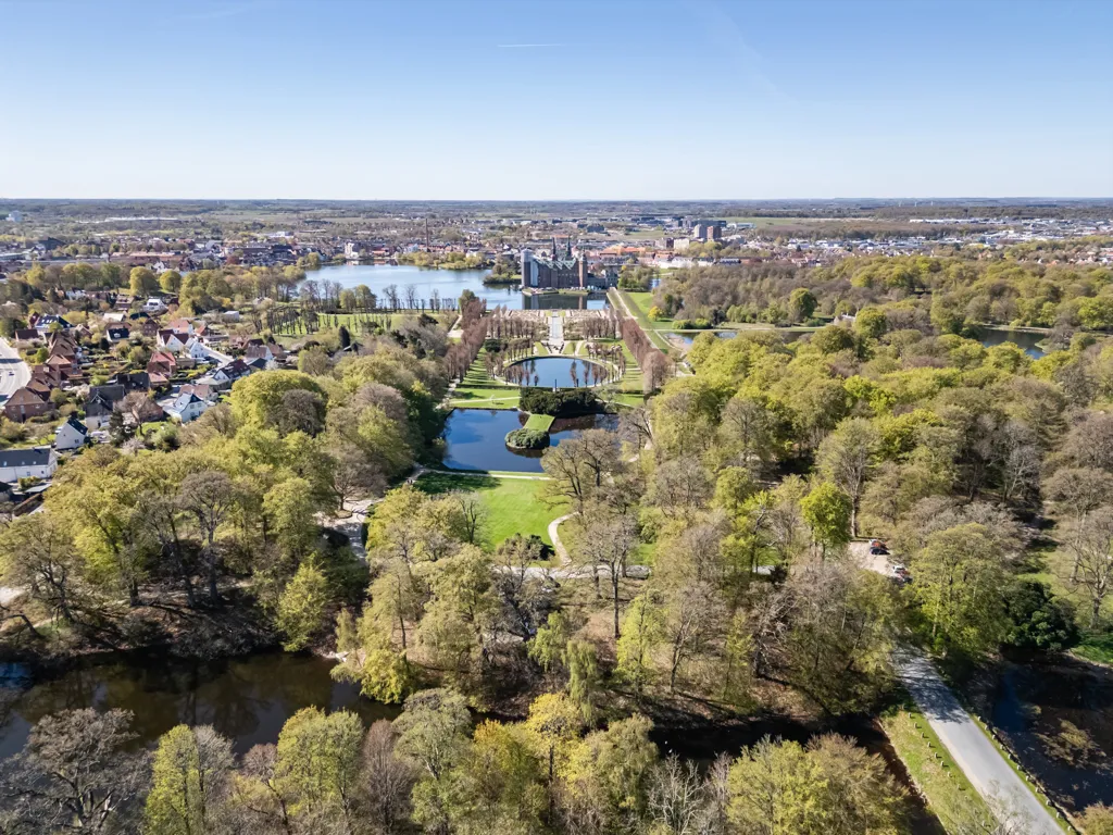 Õhuvaade - Condo with French Balcony in Hillerød