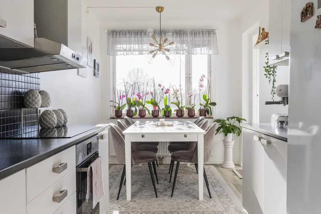 Söögituba - Apartment with West-Facing Balcony in Kalmar