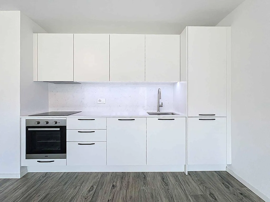 Cuisine - 2.5-Bedroom Apartment with Balcony in Sentier