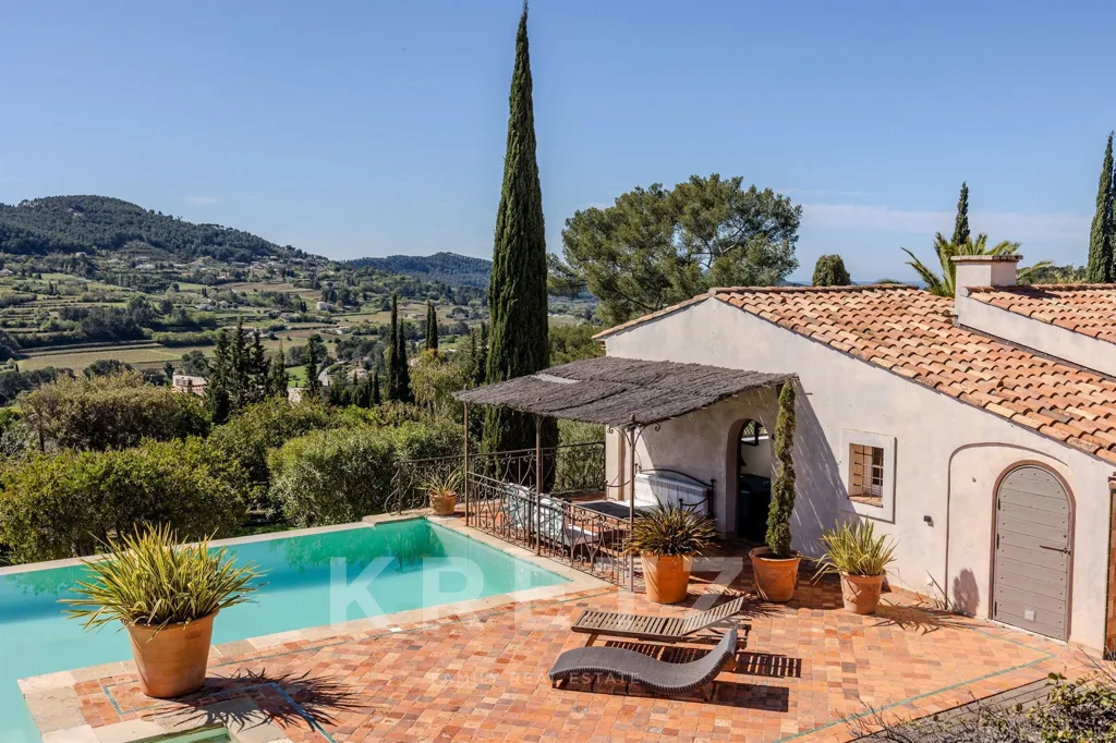 Piscine - Bastide Méditerranéenne avec Vue à 360° à La Cadière d'Azur