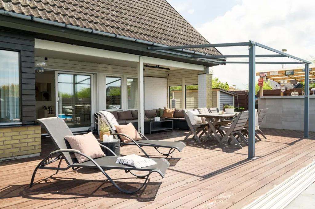 Terrasse - Villa with Pool in Bunkeflostrand, Malmö