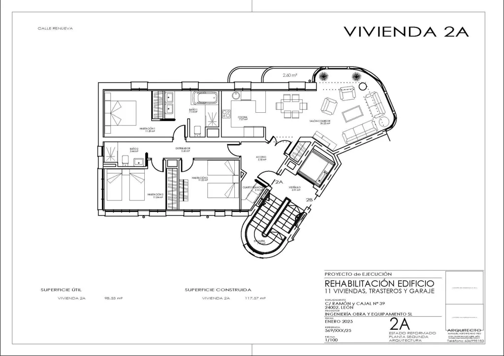 Luxury Flat with High Luminosity in León