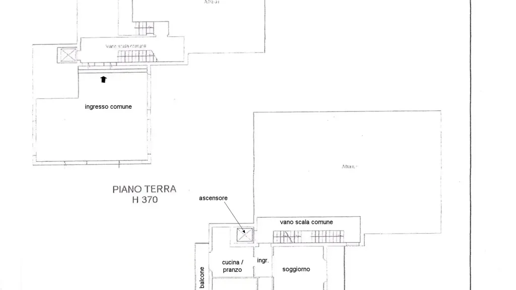 Plan - Panoramic Apartment with Balcony in Sinalunga