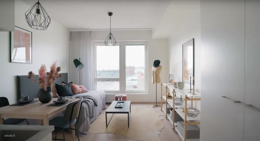 Elutuba - Efficient Studio with City Views in Tampere Centre