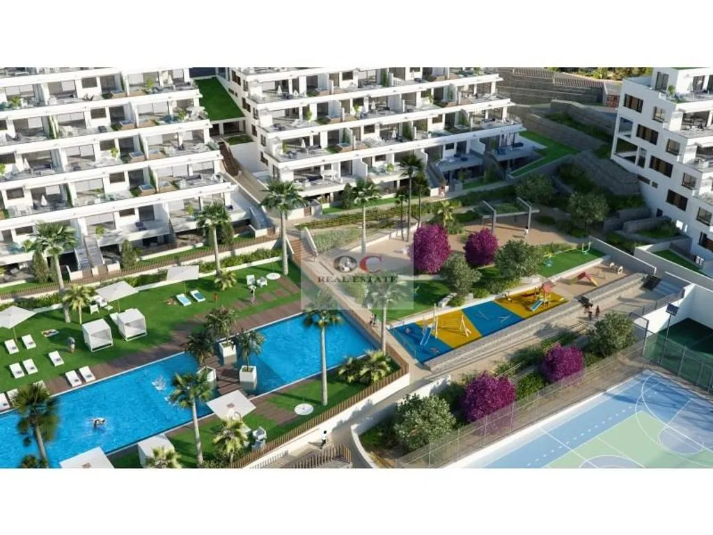 Vue aérienne - Contemporary Flat with Sea Views in Finestrat