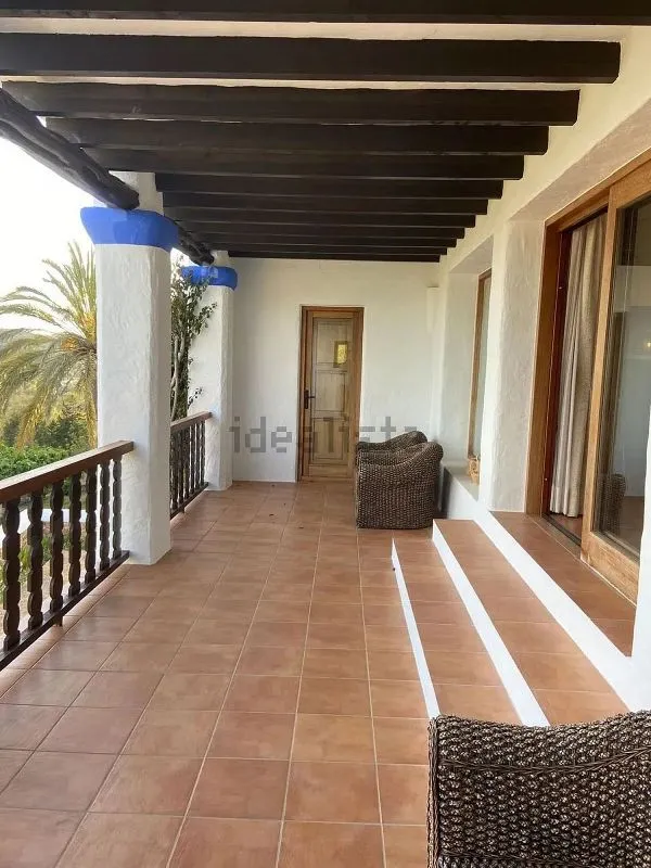 Terrass - Chalet with Pool and Terrace in San Carles