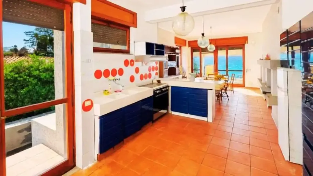 Cuisine - Villa with Sea View in Belvedere Marittimo