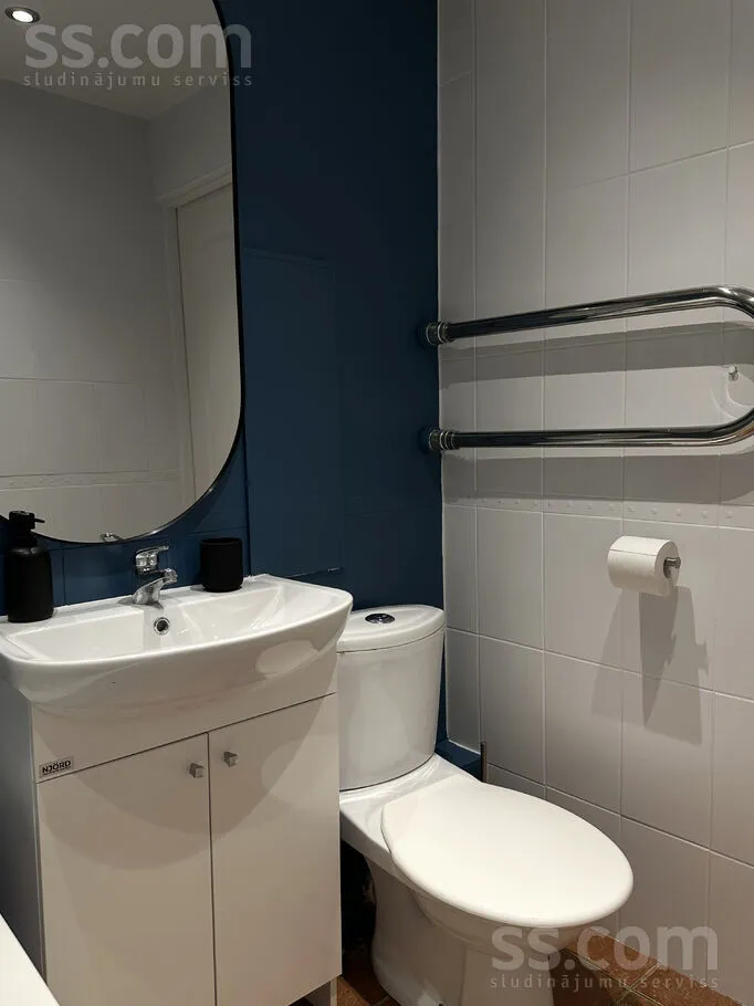 Bagni - One-Bedroom Flat with Balcony in Purvciems