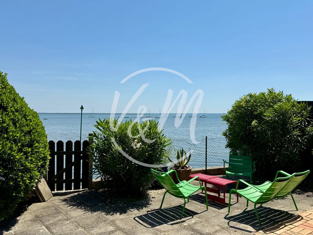 Terrasse - Villa avec vue sur le bassin à Taussat