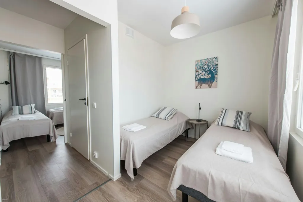 Camere da letto - 1-Bedroom Apartment with Parking in Vantaa