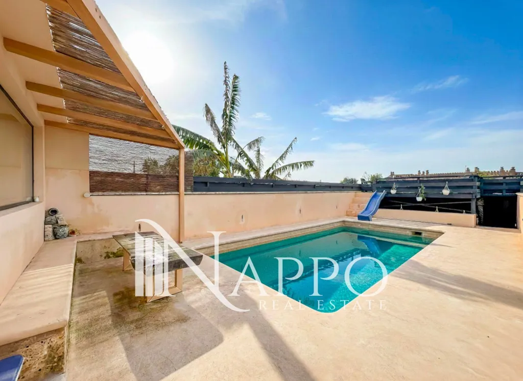 Piscine - Terraced House with Pool in Pòrtol