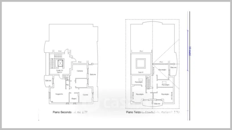 Plaan - Apartment with Balcony and Terrace in Melfi