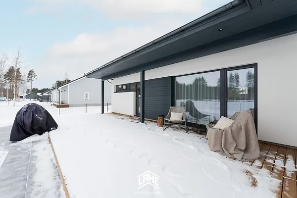 Terrace - Contemporary Brick House with Garden in Pärnu