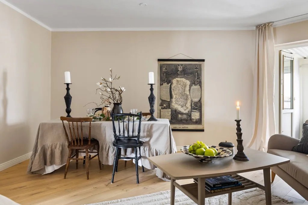 Salle à manger - Renovated Apartment with Balcony in Ystad