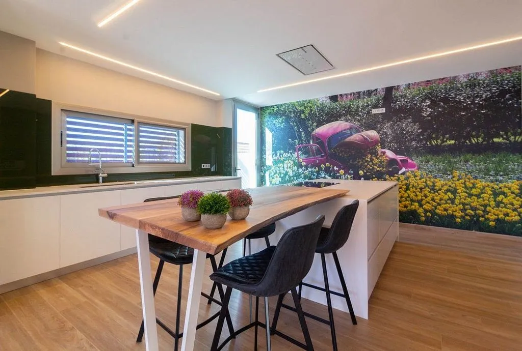 Cuisine - Chalet with Pool in Turís