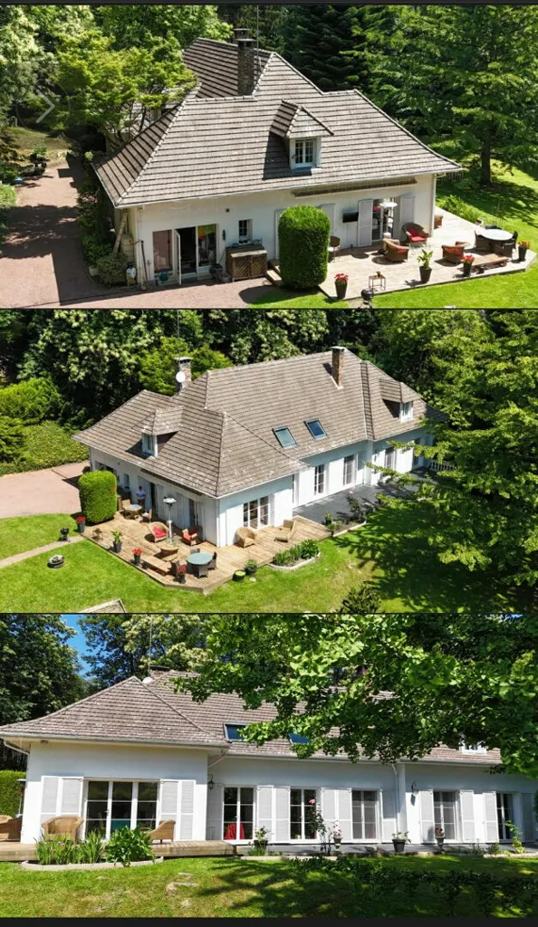 Vista aerea - Modern House with Sauna near Compiègne