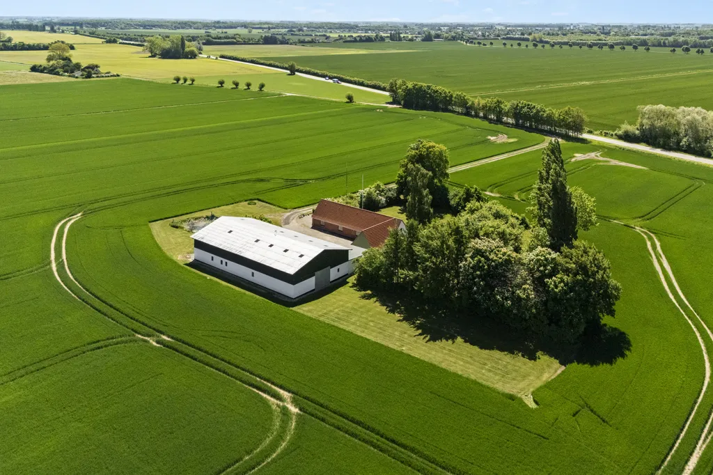 Õhuvaade - Villa with Large Barn in Nakskov