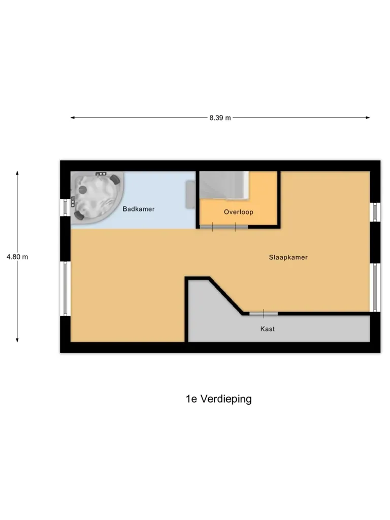 Plaan - Corner House with Garden in Groenewoud