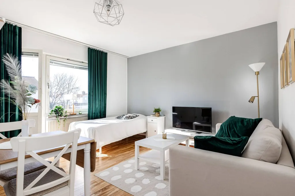 Séjour - Apartment with Balcony in Enköping